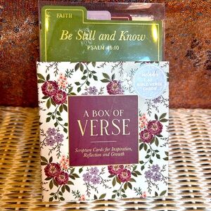 #13 A Box of Verse" scripture cards includes 60 Bible verse cards